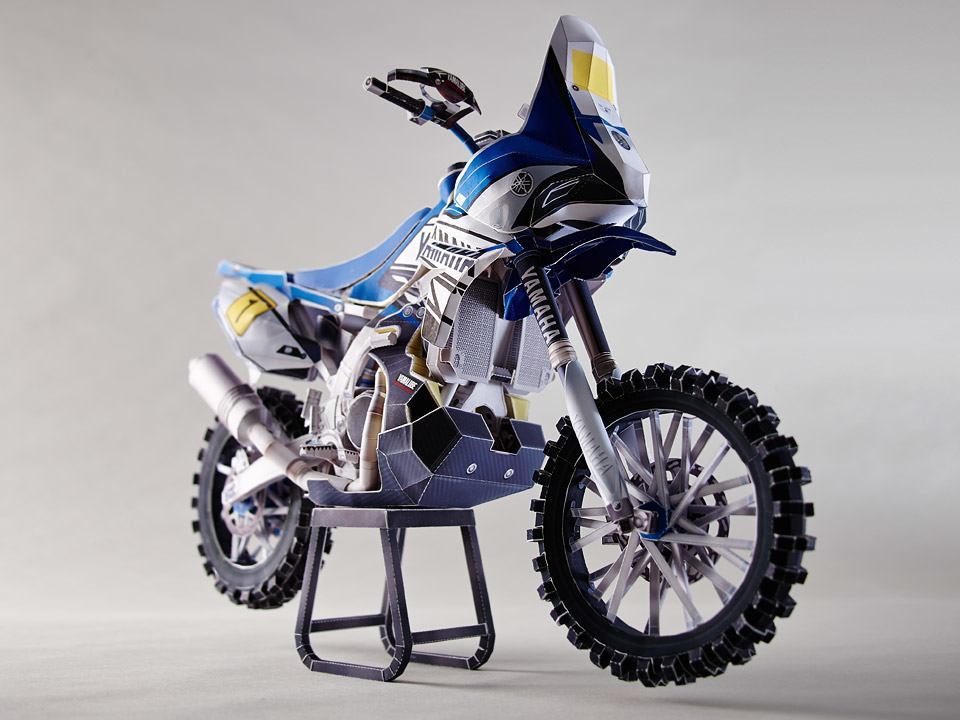 Диорама Мир гонок ралли paper model