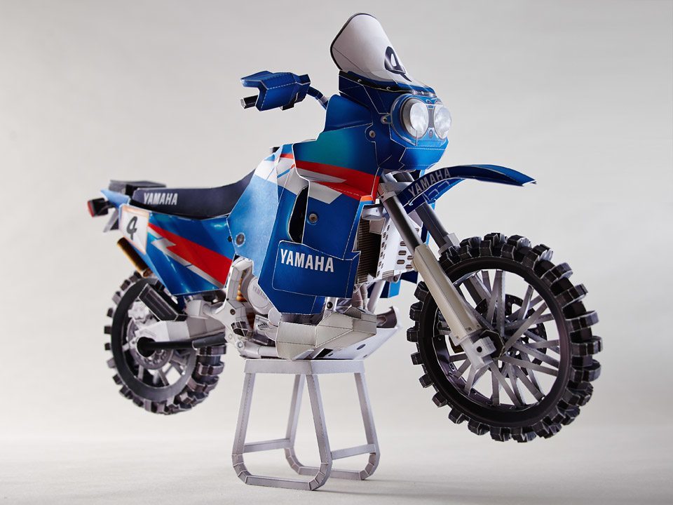 Диорама Мир гонок ралли paper model