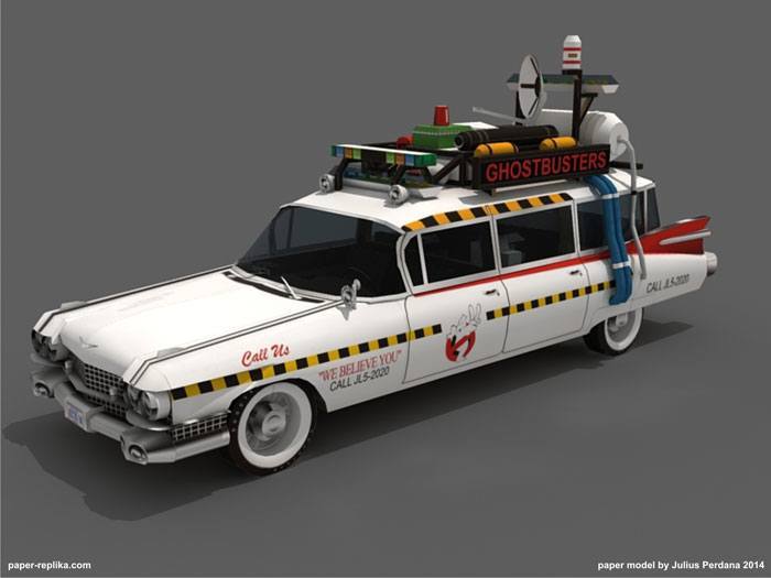 Автомобиль Ecto-1A (Охотники за привидениями 2)