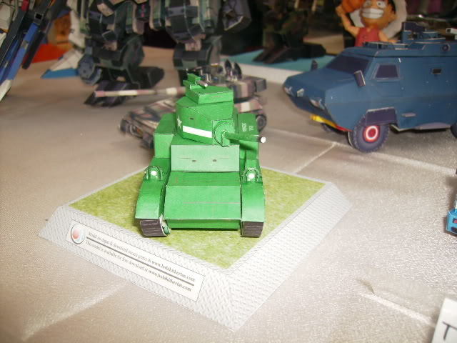 Танк Стюарт M3A1 paper model