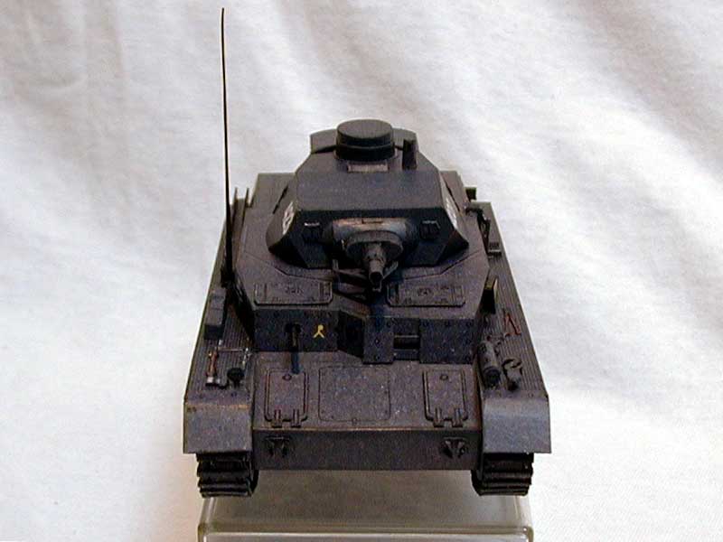 Танк PzKpfw IV paper model