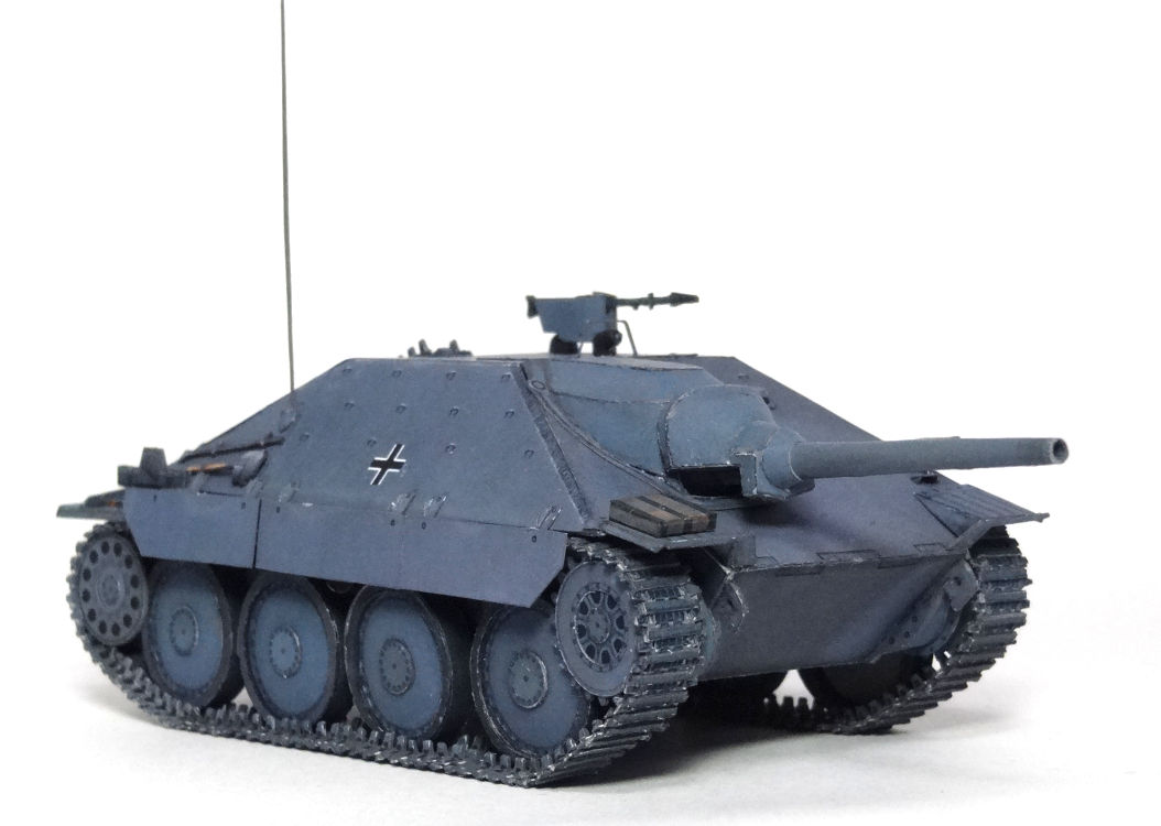 Танк Hetzer paper model
