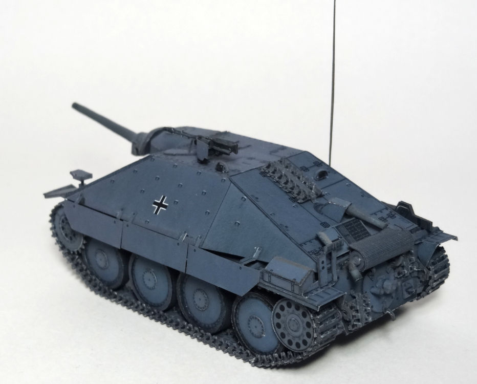 Танк Hetzer paper model