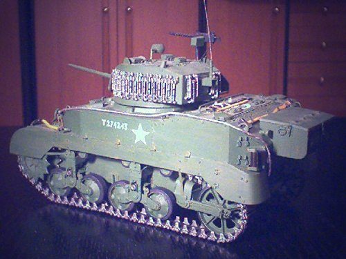 Танк Стюарт M5A1 paper model