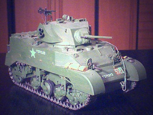 Танк Стюарт M5A1 paper model