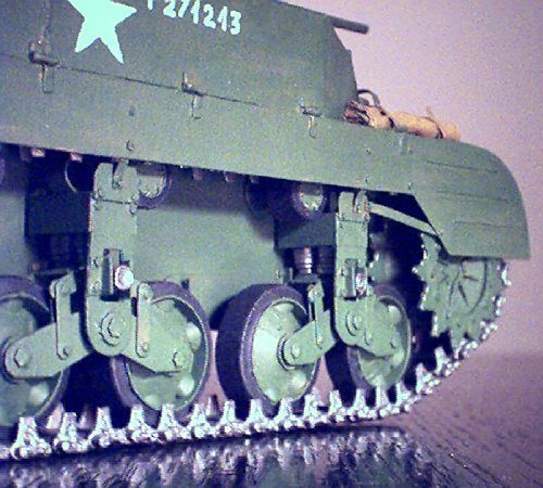 Танк Стюарт M5A1 paper model