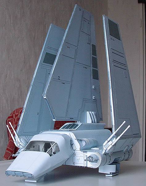 Шаттл Тидириум (Звездные войны) paper model