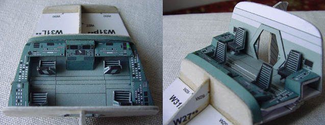 Шаттл Тидириум (Звездные войны) paper model