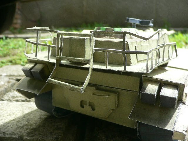 Танк EFGF M61A5 (Gundam) paper model