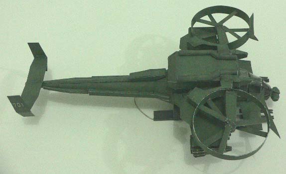 Вертолет AT-99 Скорпион (Аватар), масштаб 1:48 paper model