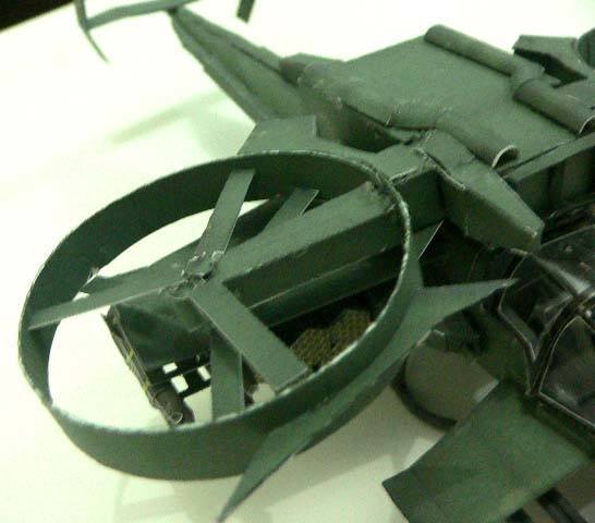 Вертолет AT-99 Скорпион (Аватар), масштаб 1:48 paper model