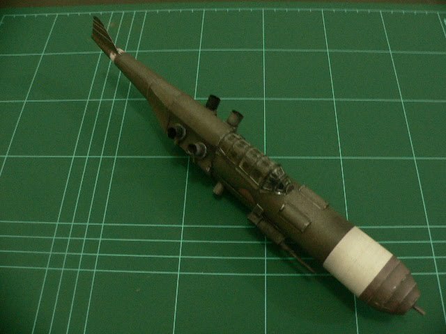 Управляемая авиабомба paper model