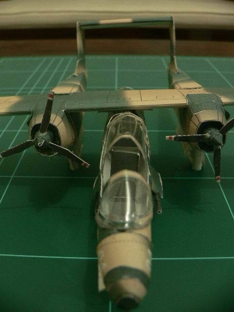 Самолет North American OV-10 Bronco paper model