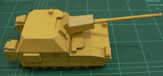 Самоходная установка NLOS-C paper model