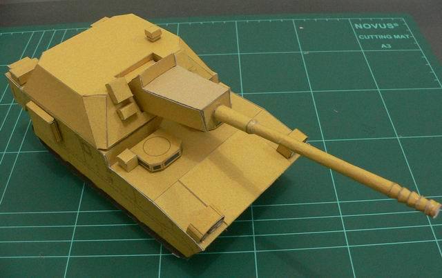 Самоходная установка NLOS-C paper model