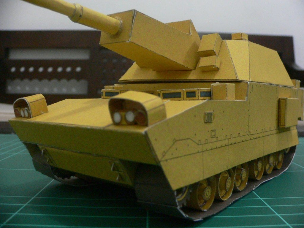 Самоходная установка NLOS-C paper model