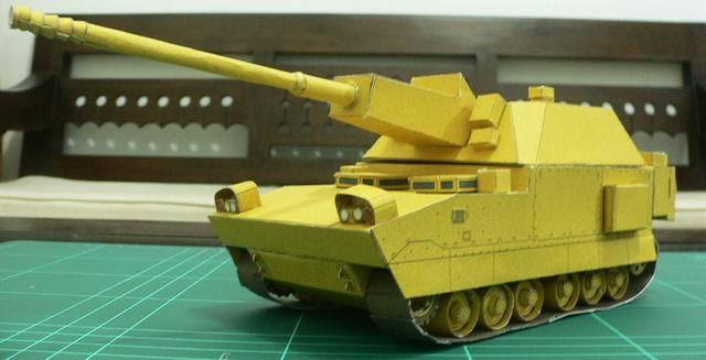 Самоходная установка NLOS-C paper model