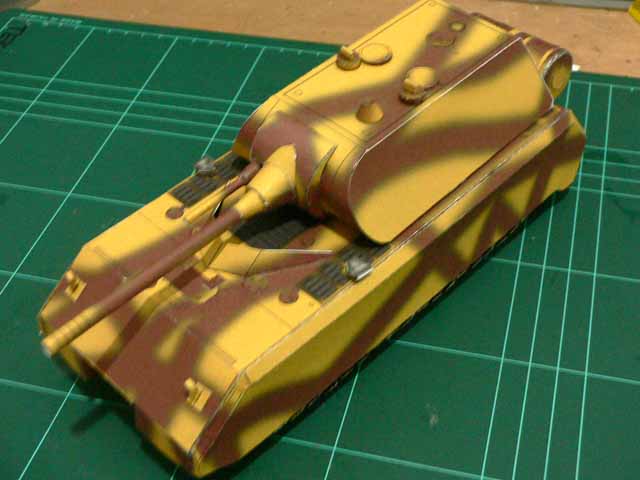 Танк Маус paper model