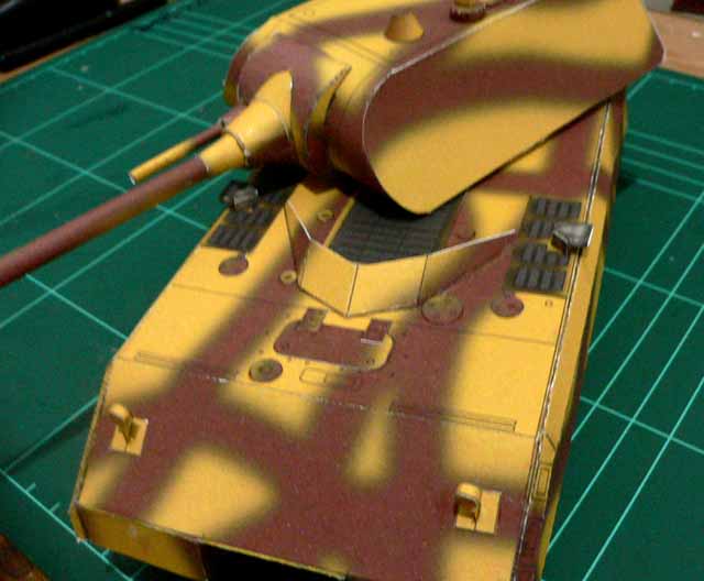 Танк Маус paper model