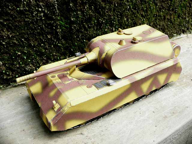 Танк Маус paper model