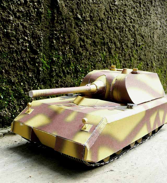 Танк Маус paper model