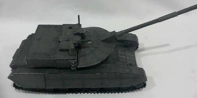 Танк Черный орел paper model