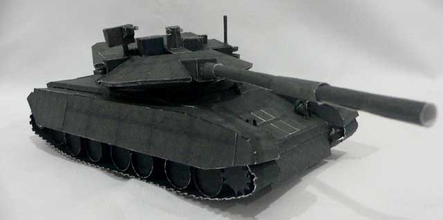 Танк Черный орел paper model