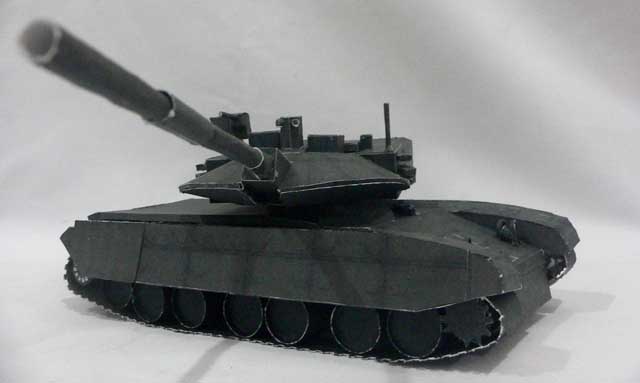 Танк Черный орел paper model