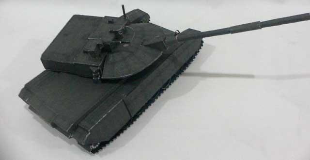 Танк Черный орел paper model