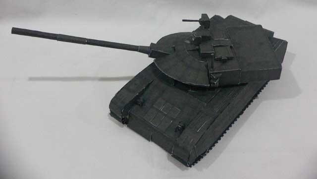 Танк Черный орел paper model