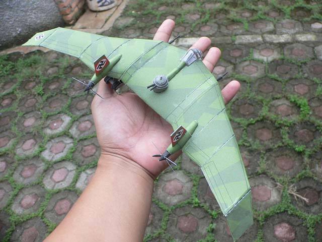 Самолет BV-38 (Индиана Джонс: В поисках утраченного ковчега) paper model