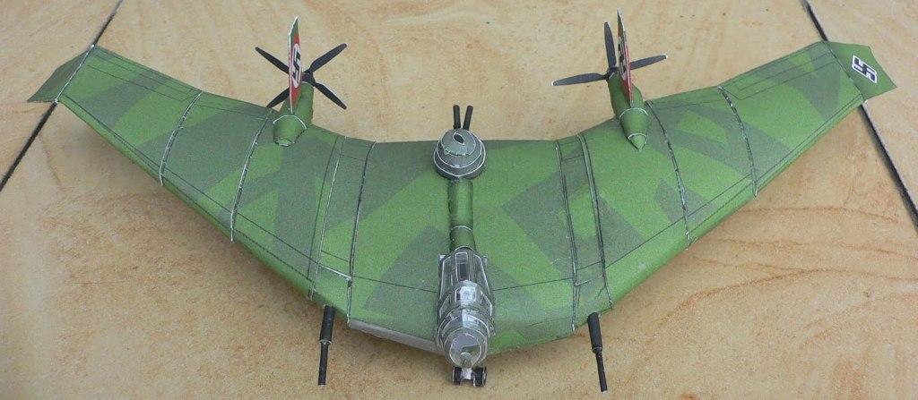 Самолет BV-38 (Индиана Джонс: В поисках утраченного ковчега) paper model