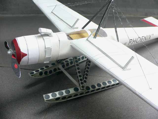 Самолет Феникс (Полет Феникса) paper model