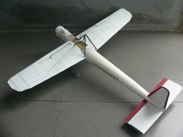 Самолет Феникс (Полет Феникса) paper model