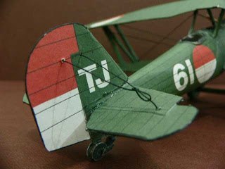Самолет Yokosuka K5Y1 paper model