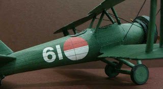 Самолет Yokosuka K5Y1 paper model