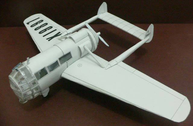 Самолет Abrams Р-1 Explorer paper model