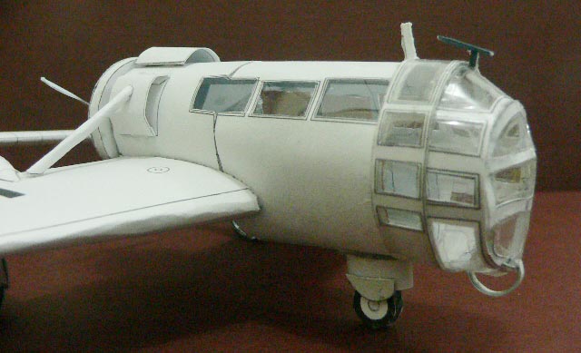Самолет Abrams Р-1 Explorer paper model