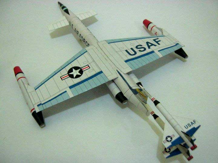 Бомбардировщик Convair XAB-1 Beta-1 paper model