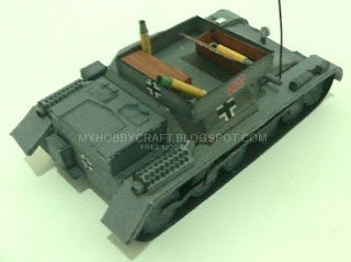 Транспортер боеприпасов T-1A paper model