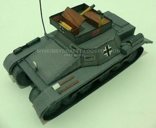 Транспортер боеприпасов T-1A paper model