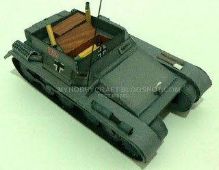 Транспортер боеприпасов T-1A paper model