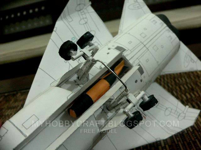 Бомбардировщик BAC TSR-2 paper model