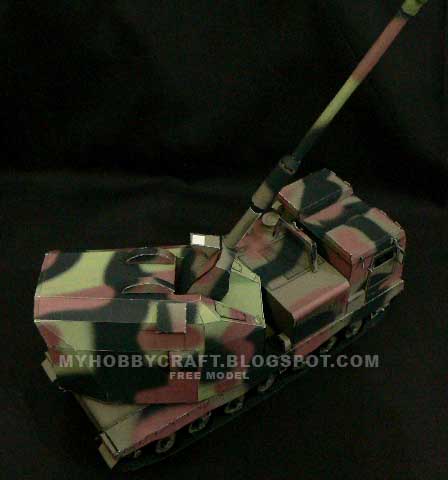 Самоходная установка DONAR paper model