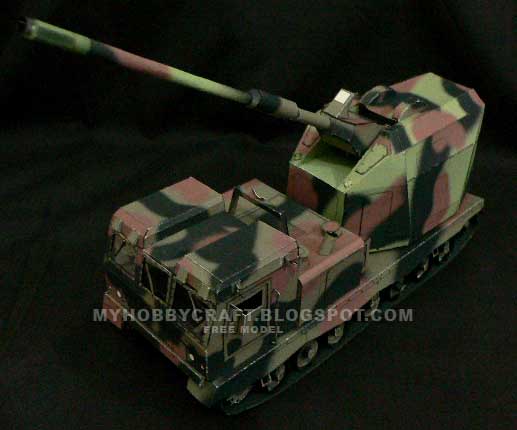 Самоходная установка DONAR paper model