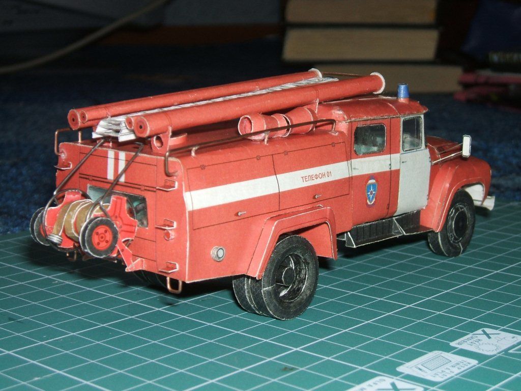 Novamodel - 22 - Пожарный автомобиль АЦ-40(130)-63А, масштаб 1:43 magazine