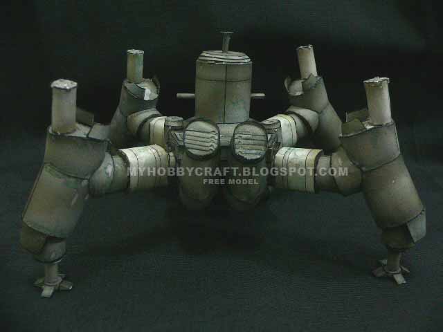 Робот Extllabor (Полиция будущего) paper model