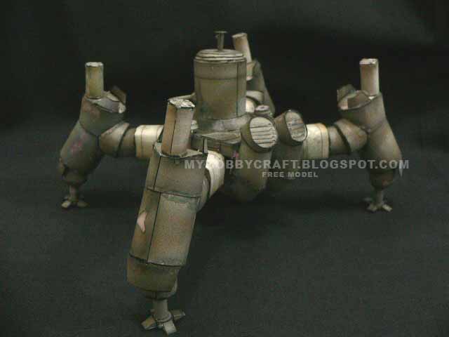Робот Extllabor (Полиция будущего) paper model