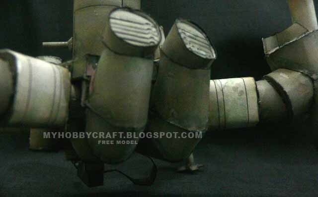 Робот Extllabor (Полиция будущего) paper model