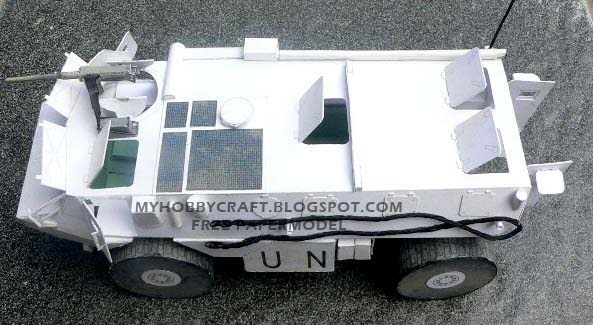 Бронетранспортер VAB paper model
